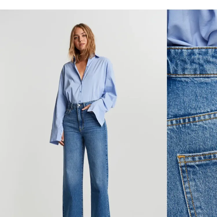 Säljer dessa jeans i modellen Idun från ginatricot, det är egen gjorda hål i knäna. Dom är i storlek 36 och sitter jätte bra i längden på mig som är 174. Kan mötas upp i Stockholms området eller skickas. Skriv jätte gärna för egna bilder😊. Jeans & Byxor.