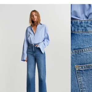 Idun jeans - Säljer dessa jeans i modellen Idun från ginatricot, det är egen gjorda hål i knäna. Dom är i storlek 36 och sitter jätte bra i längden på mig som är 174. Kan mötas upp i Stockholms området eller skickas. Skriv jätte gärna för egna bilder😊