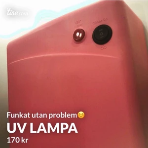 Uv lampa för naglar 😜 - Uv lamp , lampornas värme är bra de är 4 lampor😜