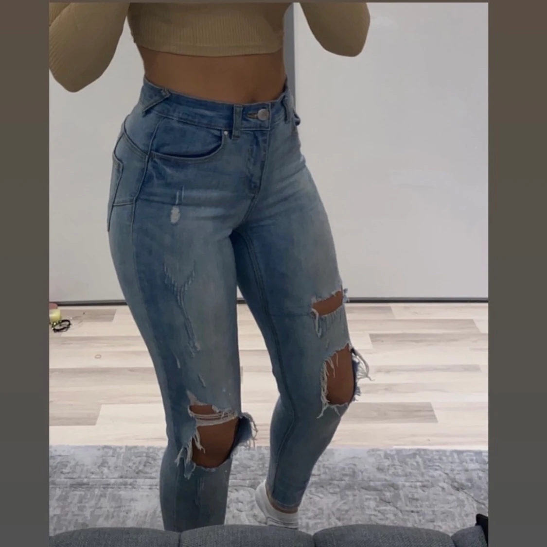 Slitna jeans - 90