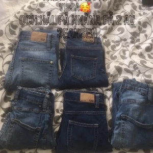Jeans  - Säljer jeans Info I bild! Ni får ge bud 