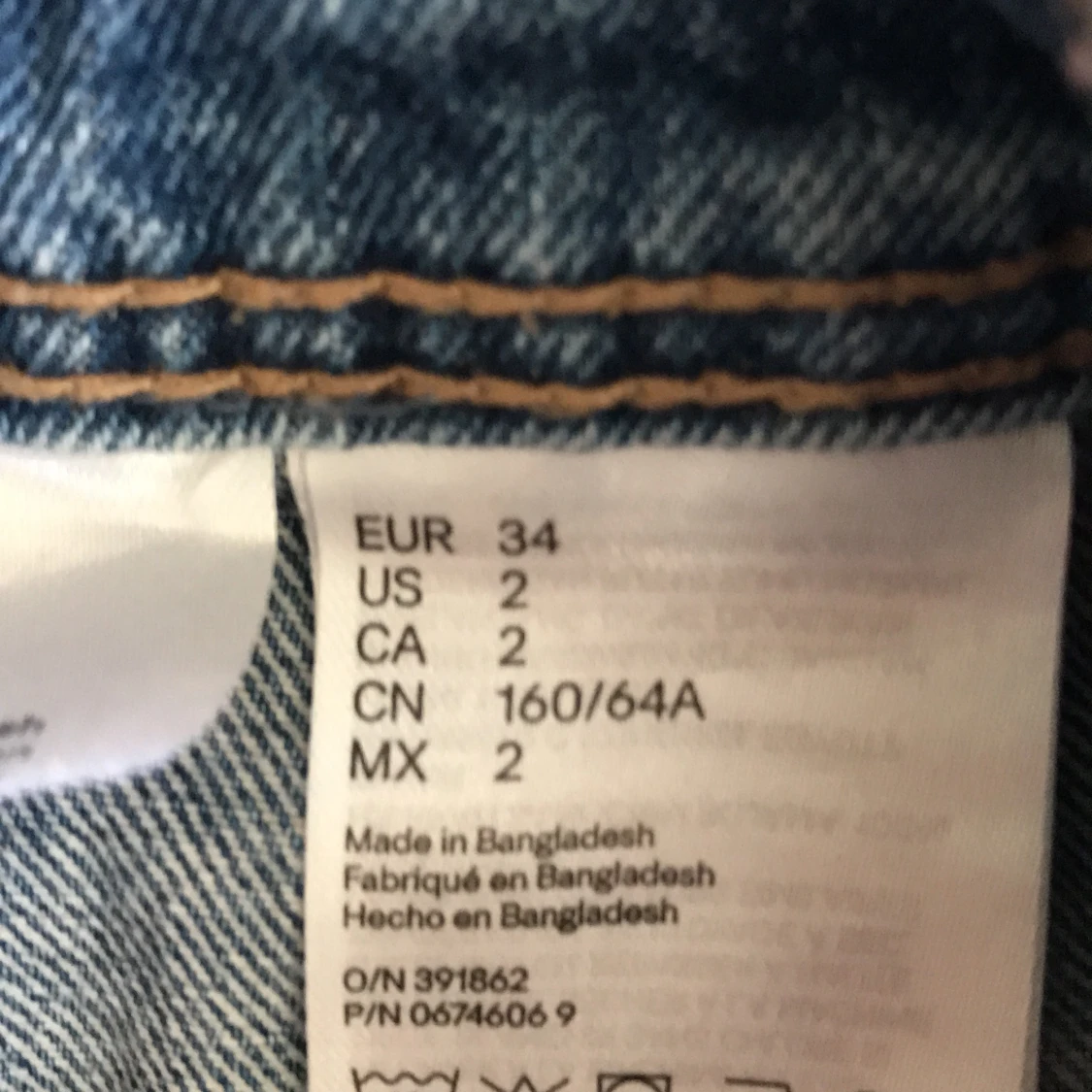 Blå H&M kjol - 91