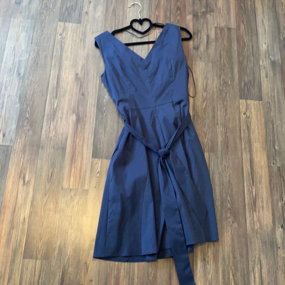 Blå klänning strl S - 91