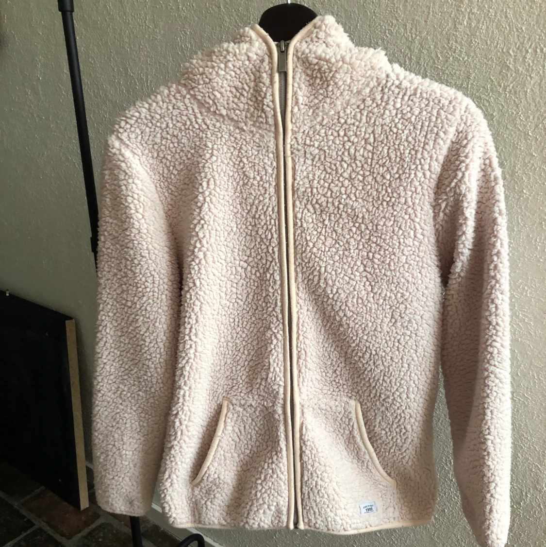 Vit Teddy tröja i S - 90