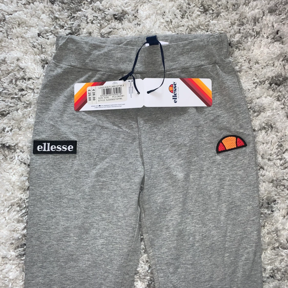 Ellesse logo rib flared byxor - 90