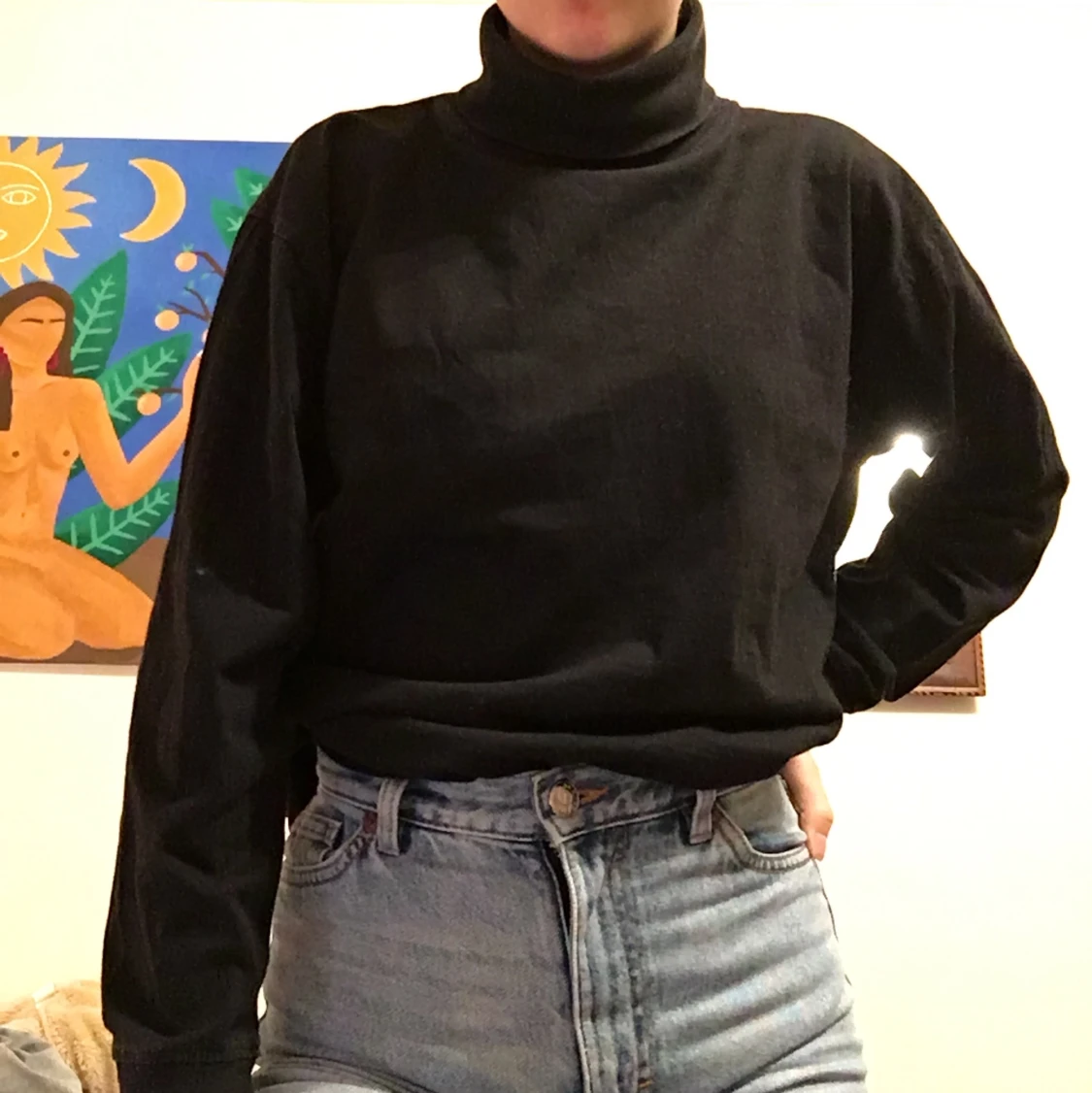 Svart polotröja!  - 90