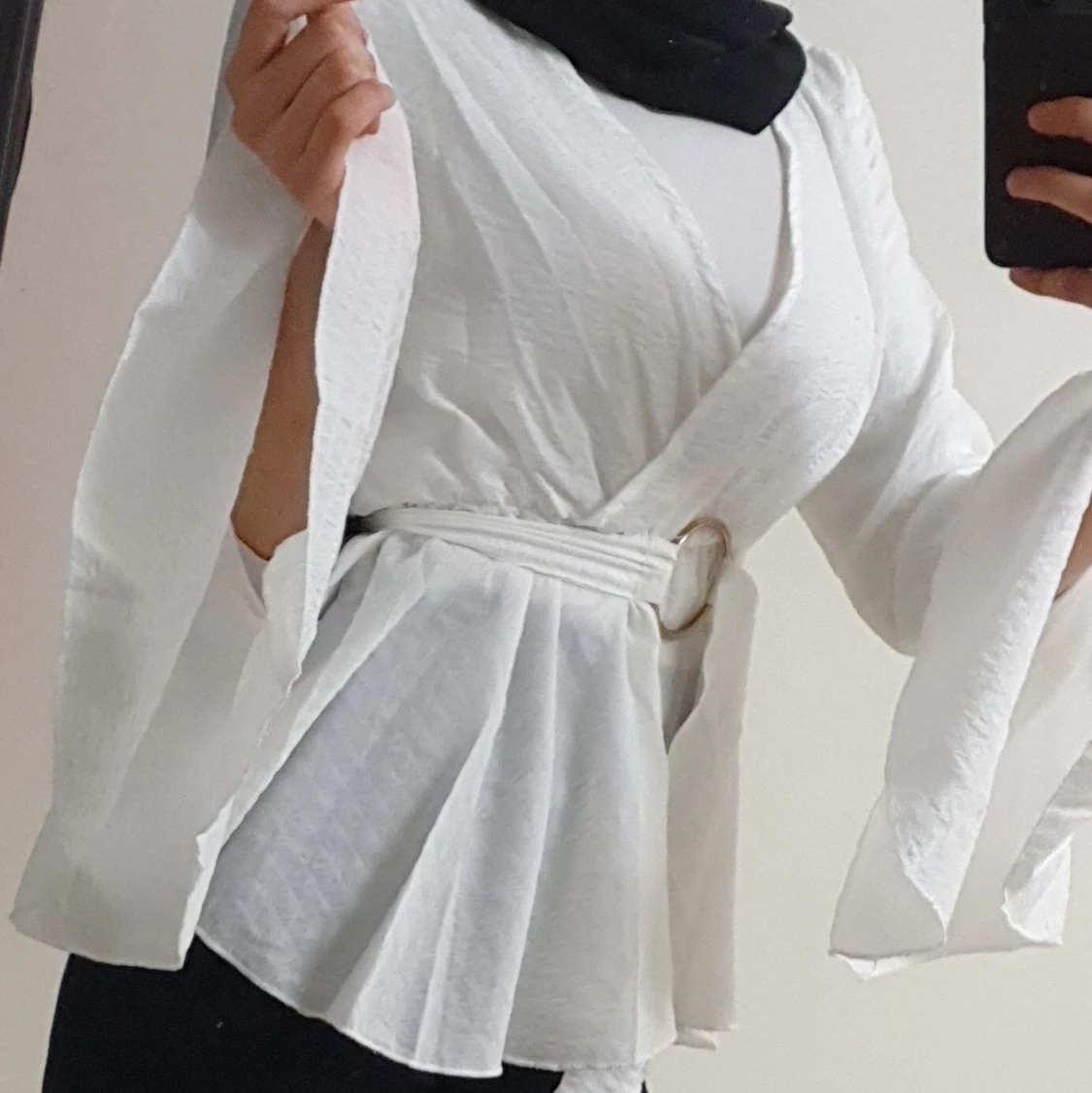 SHEIN vit elegant blus  - 90