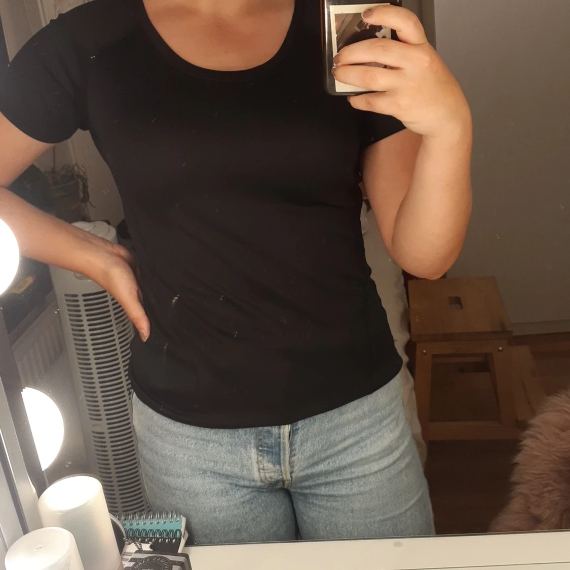 Svart tränibgströja  - 90