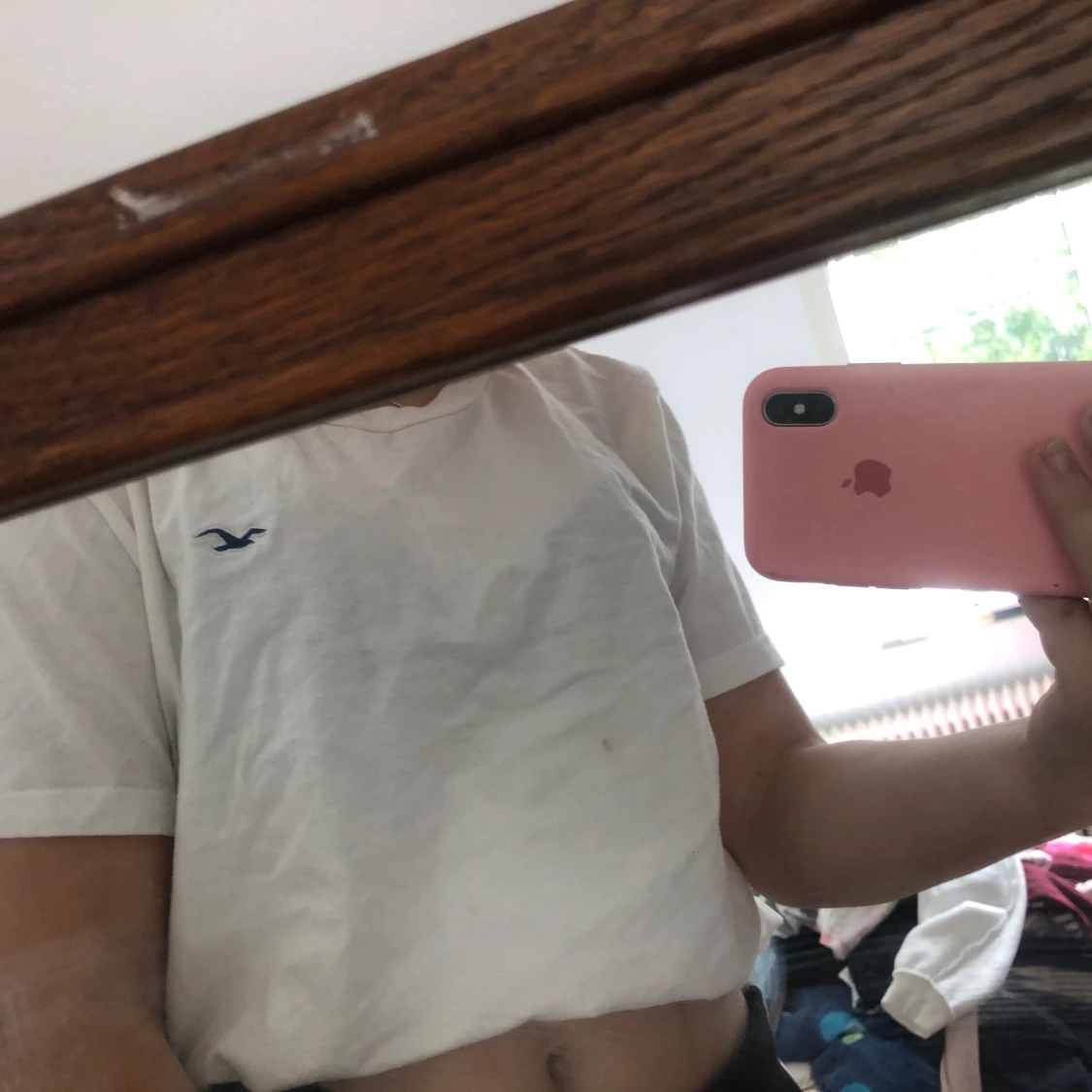 Vit hollister t-Shirt 