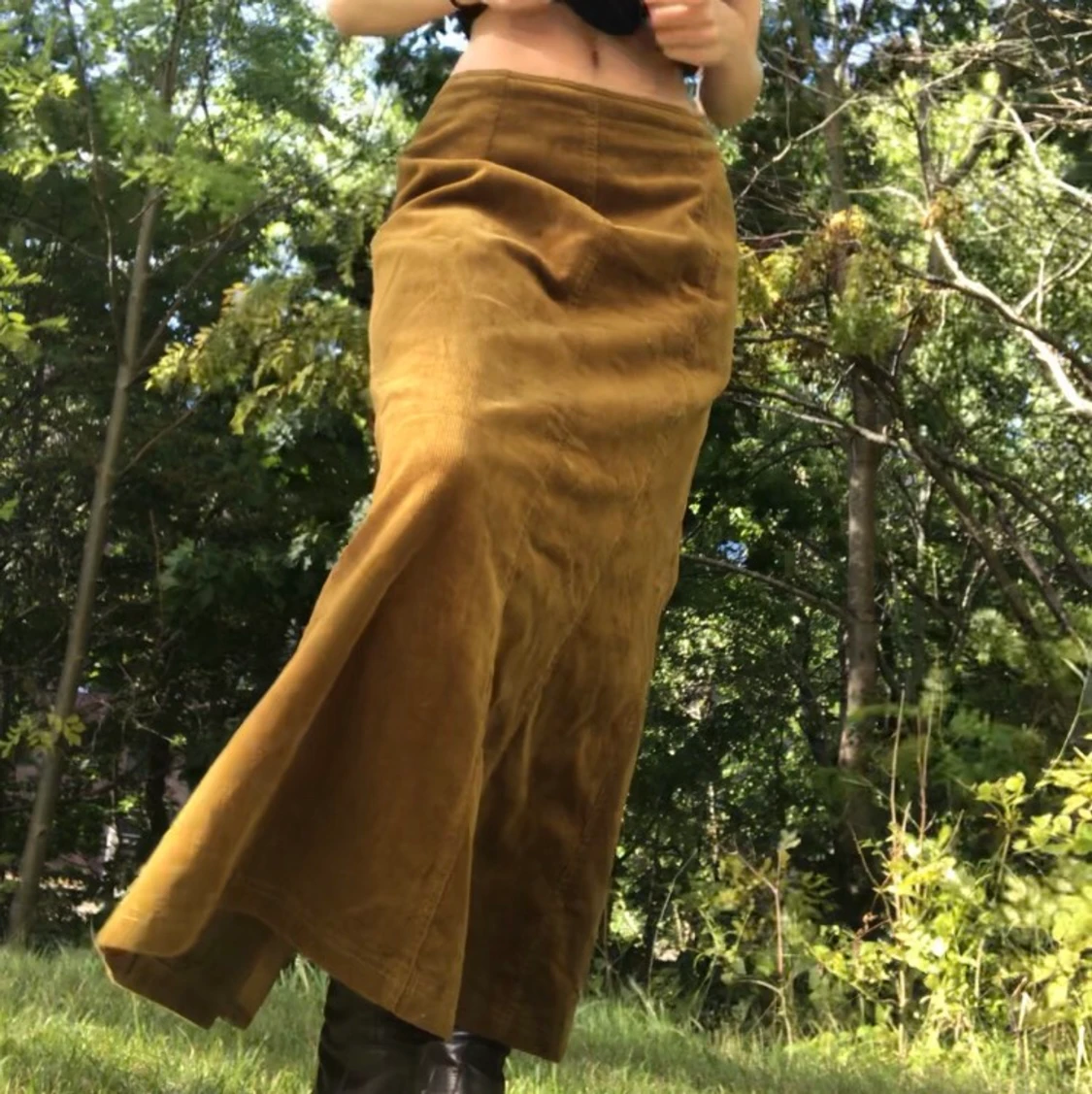 Lång Manchesterkjol