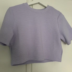 Ribbed cropped tee oanvänd  - Cropped t-shirt från NAKD, aldrig använd och prislapp finns kvar. (Köparen står för frakten)