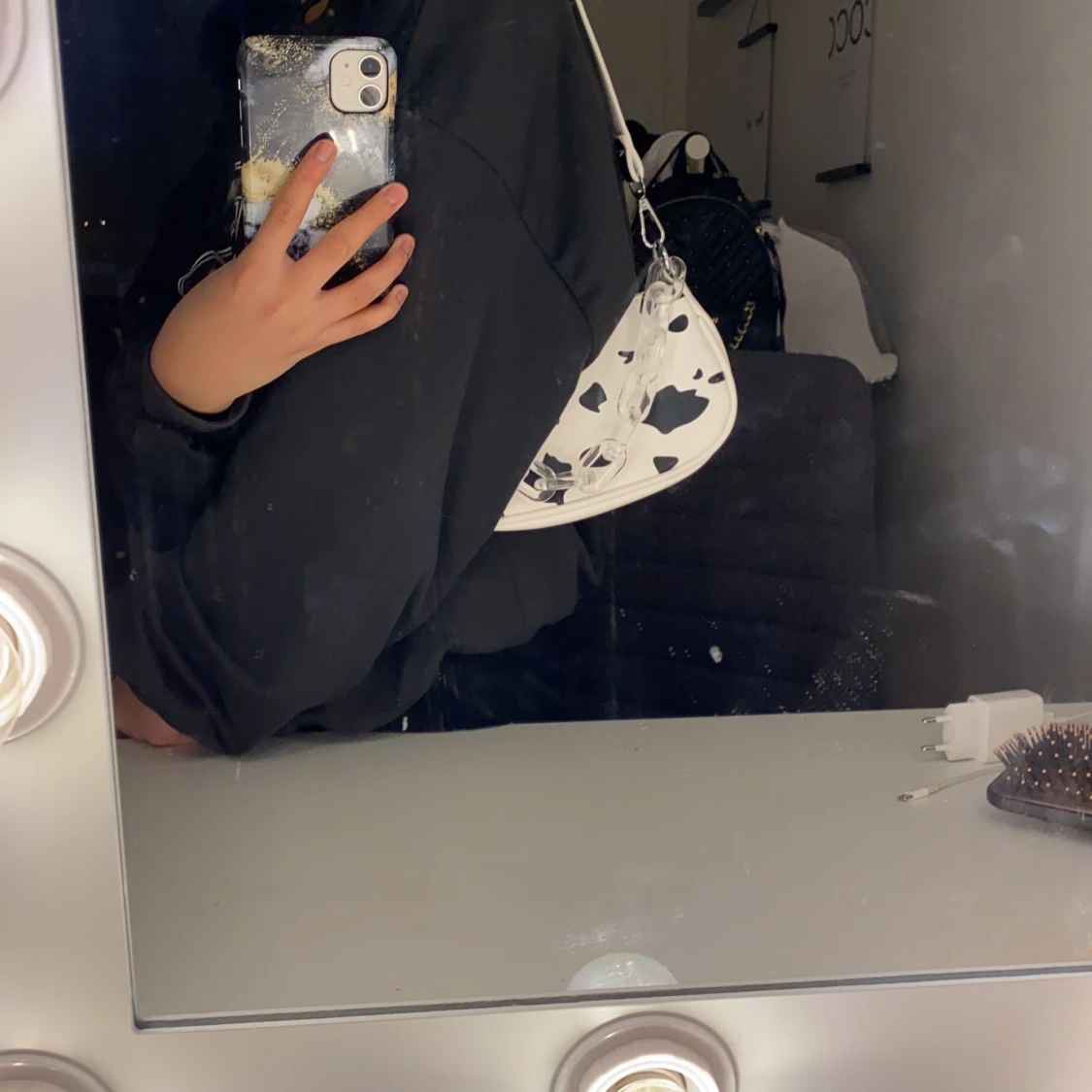 Kiss mönstrad väska