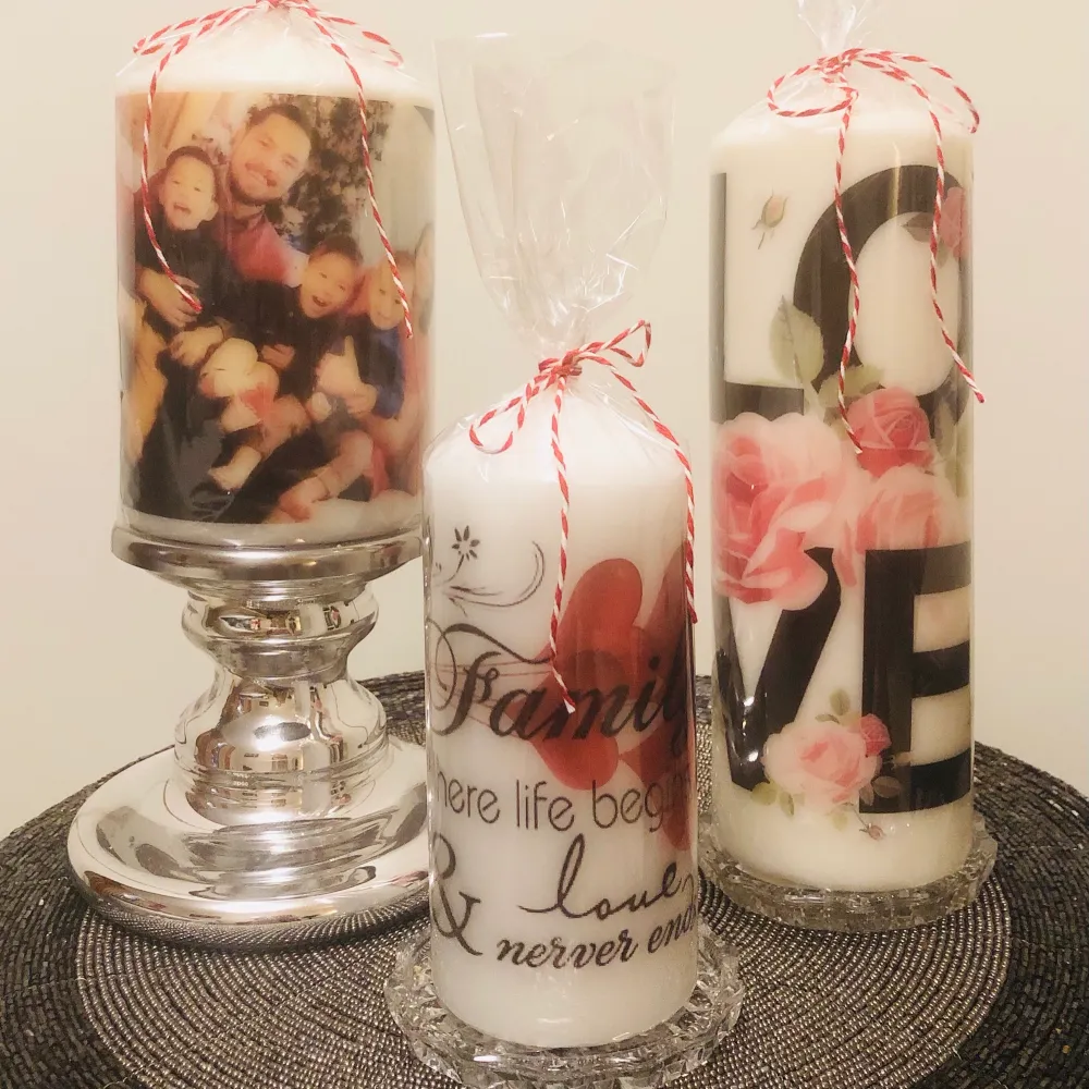 Made to order a personalized handmade candles with any designs as you Wish!!! Good for occationaly give away, gift and collection... Please Contact me if you are interested and we can discuss!!! 🥰💞🕯. Accessoarer.