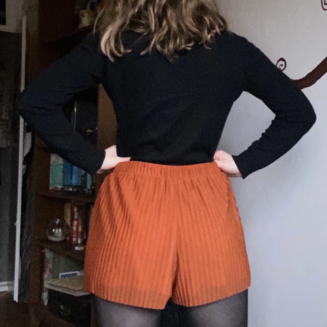 Plisserade shorts - 90