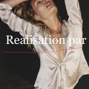  - 🌺Realisation par Bianca top in silver color. It’s sold out in their online shop.  Worn only once🍒 100%silk 🌸🙂 