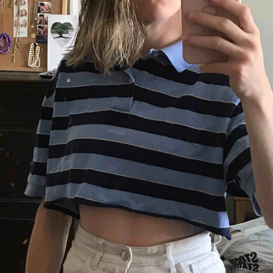 Kort piké-tröja - 91