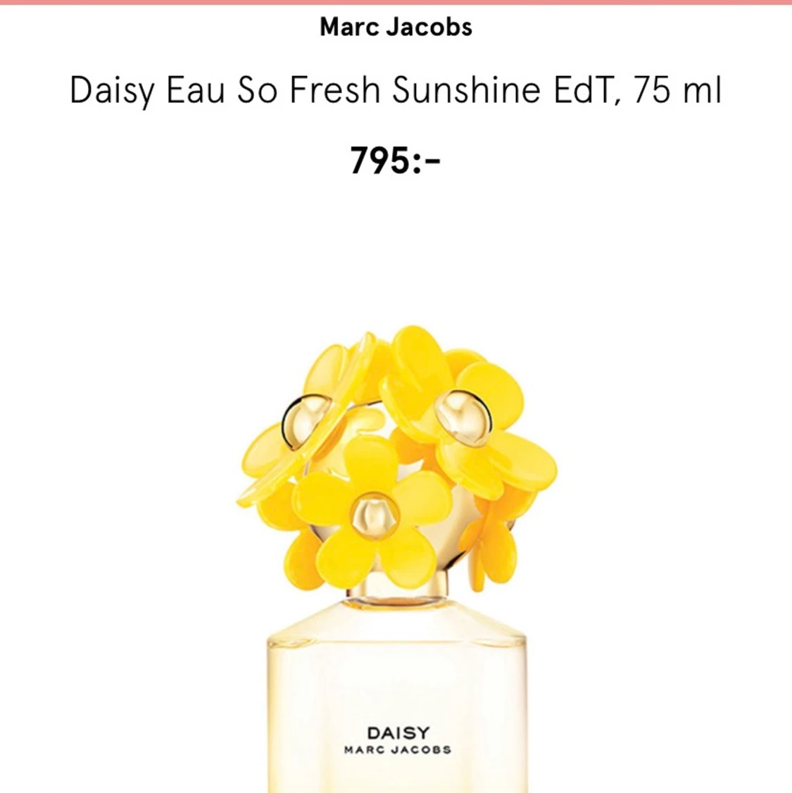 Marc Jacobs Daisy Sunshine, EdT 75ml - 91