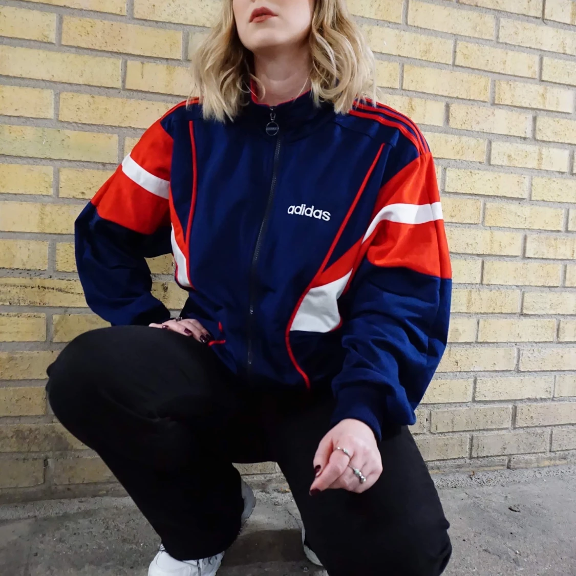 Vintage adidas zipjacka