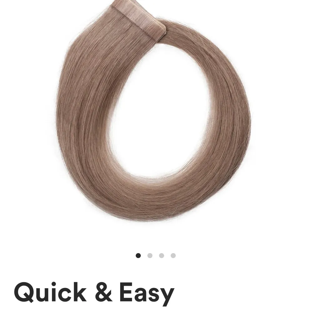 säljer nu mitt löshår från Rapunzel, det är 3 packet 30 cm hår som kan användas som hårförtkpckning eller hårförlängning, håret går att locka, färga, dusha och platta❤️ tejp medföljer inte!!!. Accessoarer.