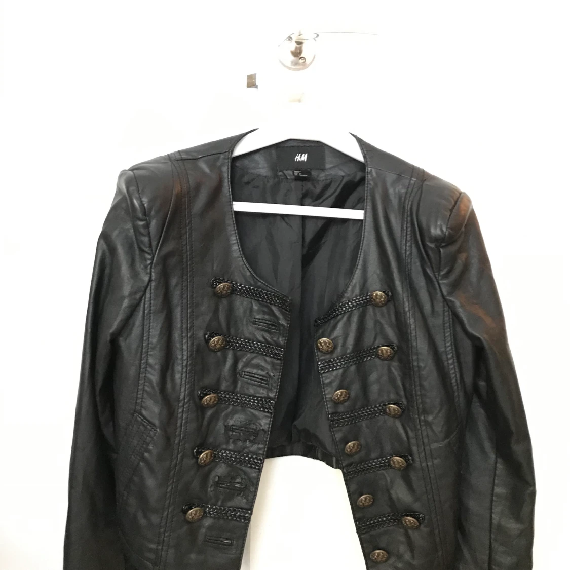 H&M ”läder” jacka 