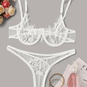 Underklädes set - Säljer detta helt nya!! Aldrig använda underklädes setet från shein. Råkade beställa 2. Hela setet 100 kr. Storlek S 