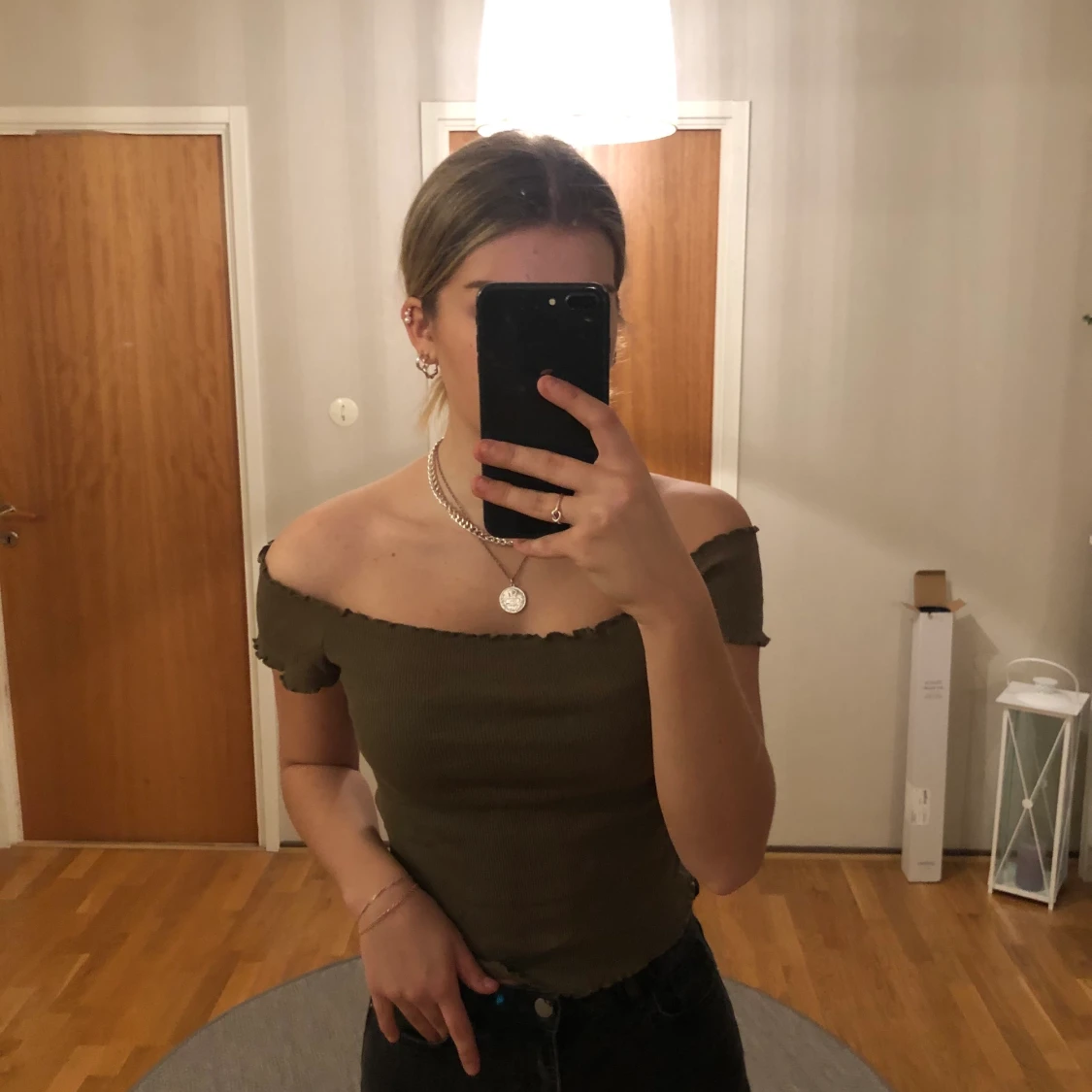 Militörgrön topp - 91