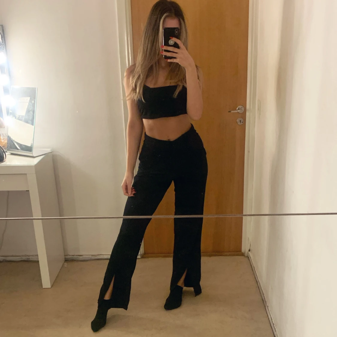 Split front Seam pants - 90