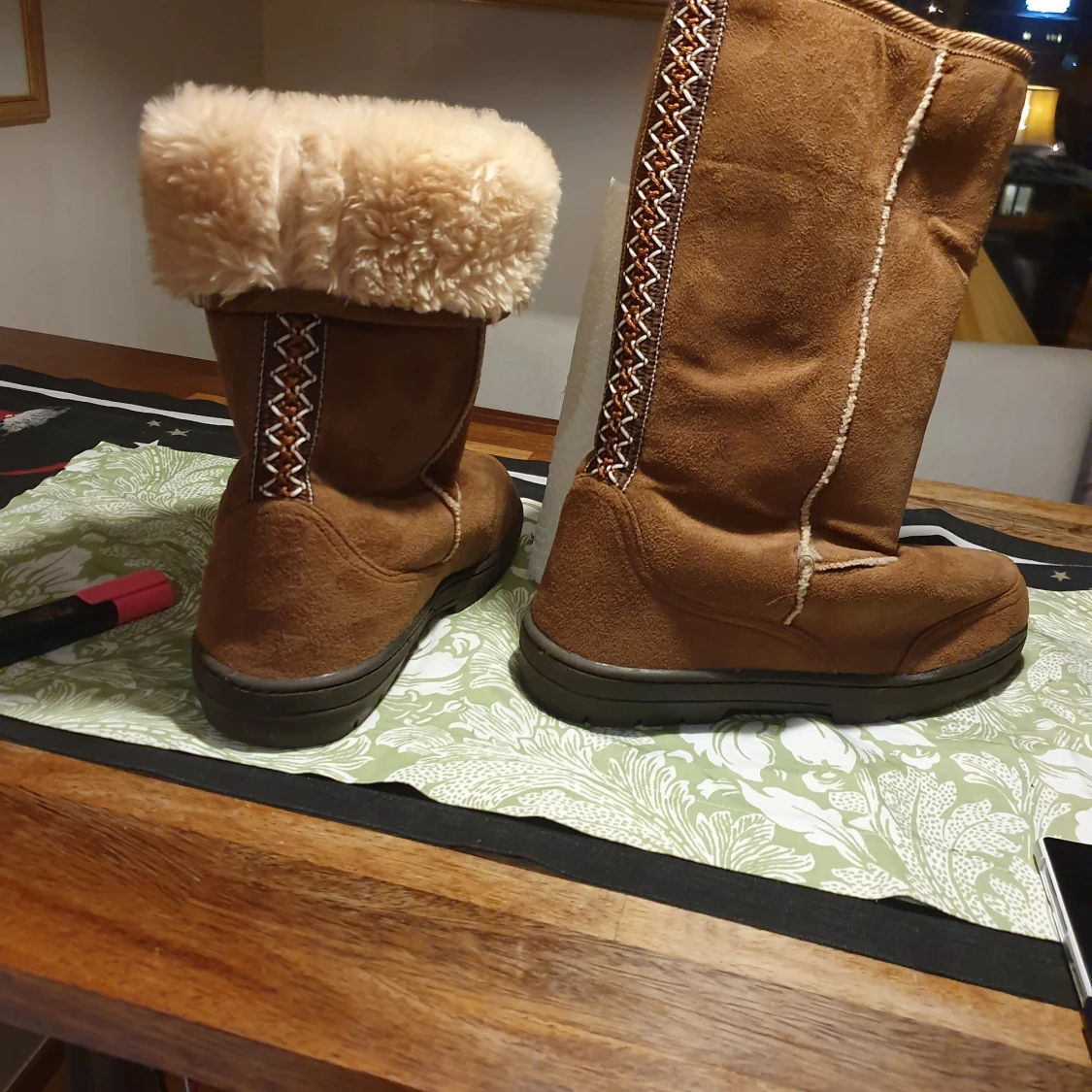 Söt trending ankle booties bra till snow och vinter  - 90
