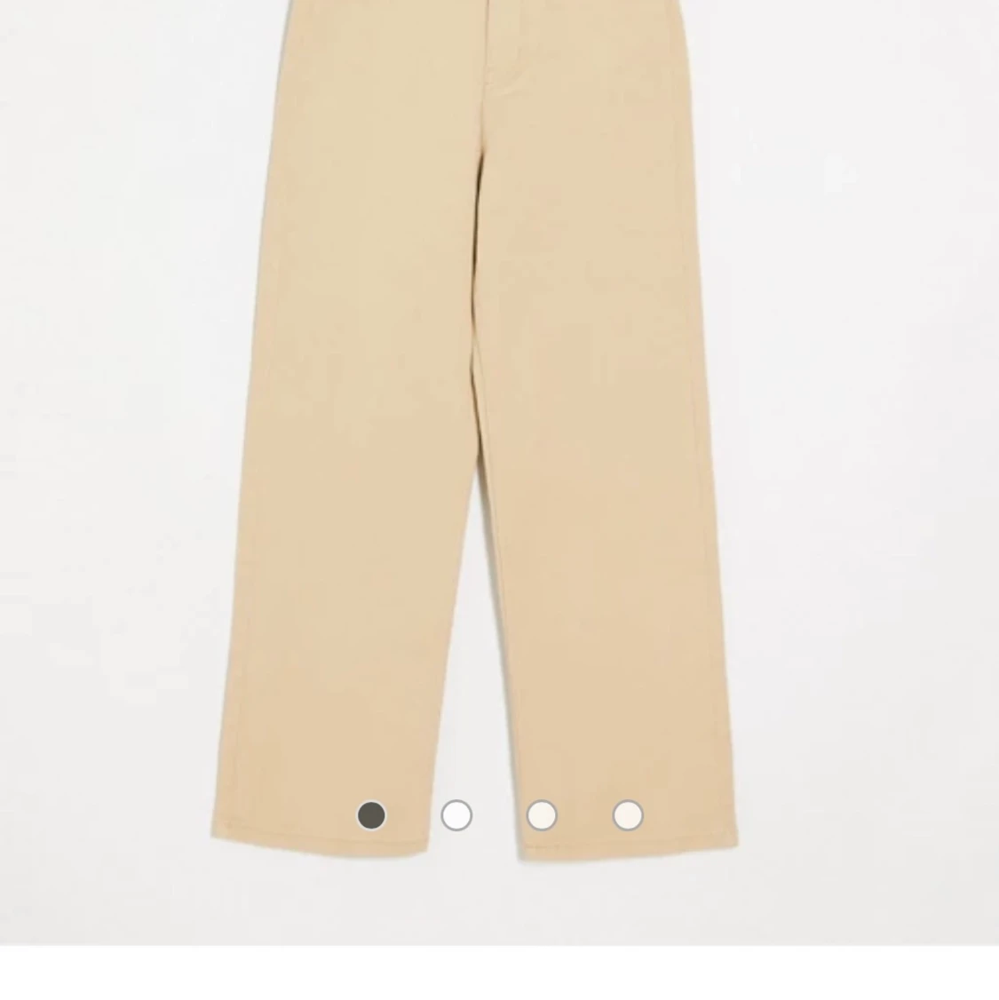 Sandfärgade straight jeans - 90