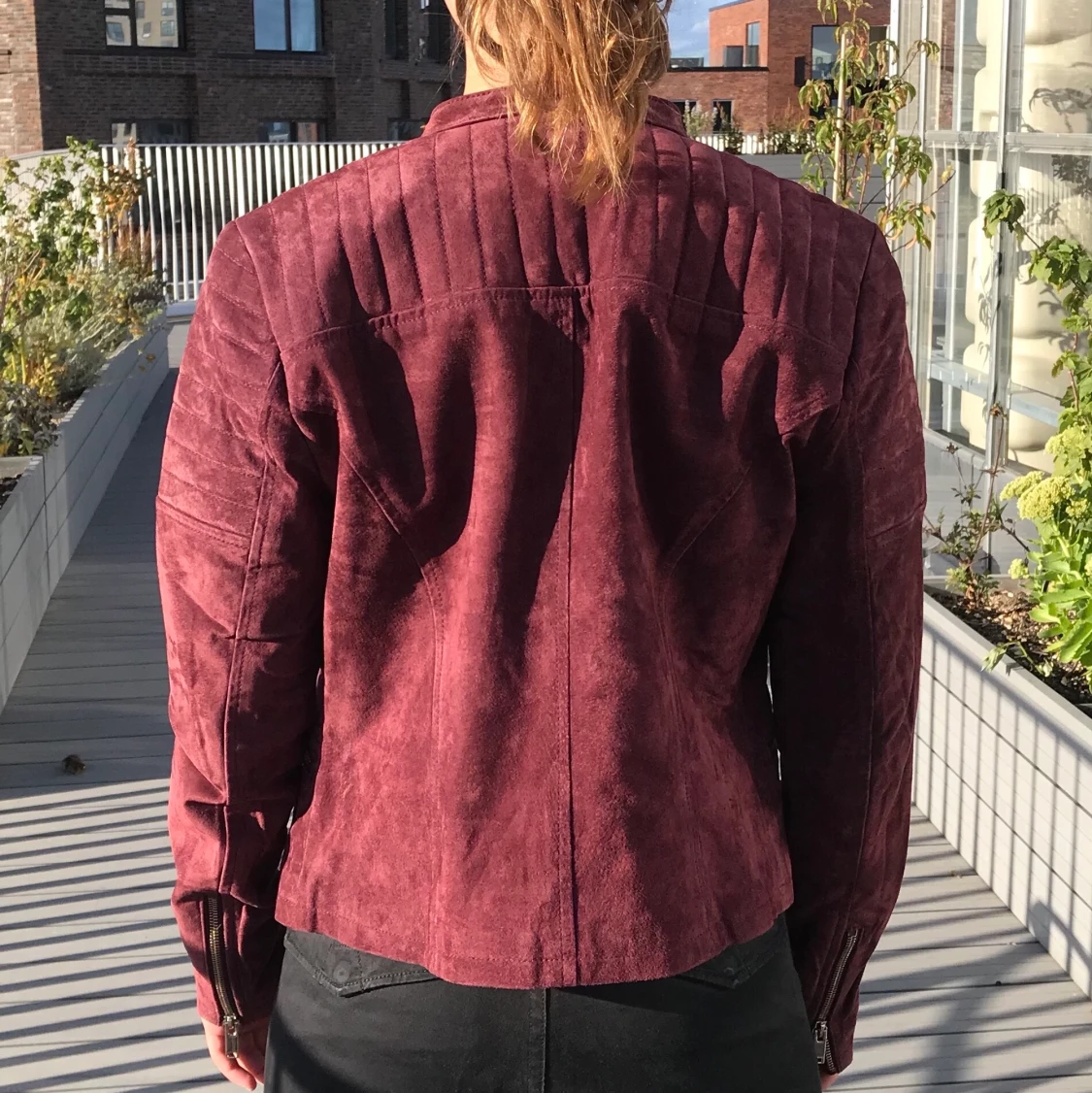 Vila Vielena Suede Biker Jacket SIZE: S - 90