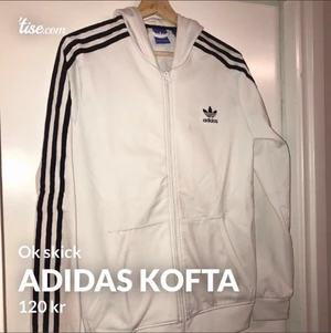 Adidas kofta - Adidas kofta, ok skick. Fler bilder kan skickas o köparen står för frakt. 