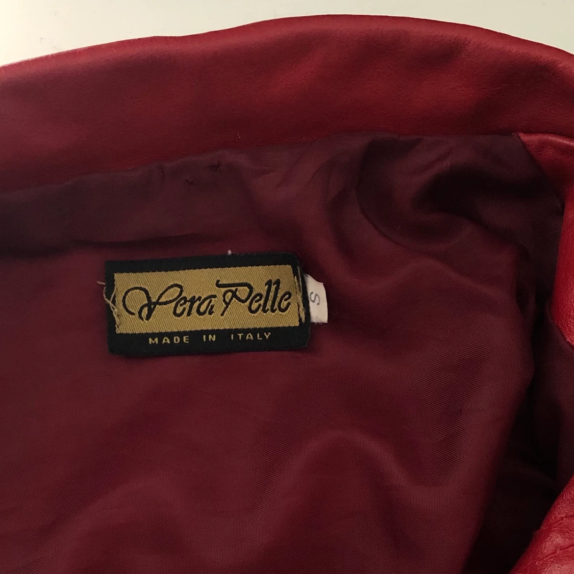 Röd skinnjacka Pera Pelle - 91