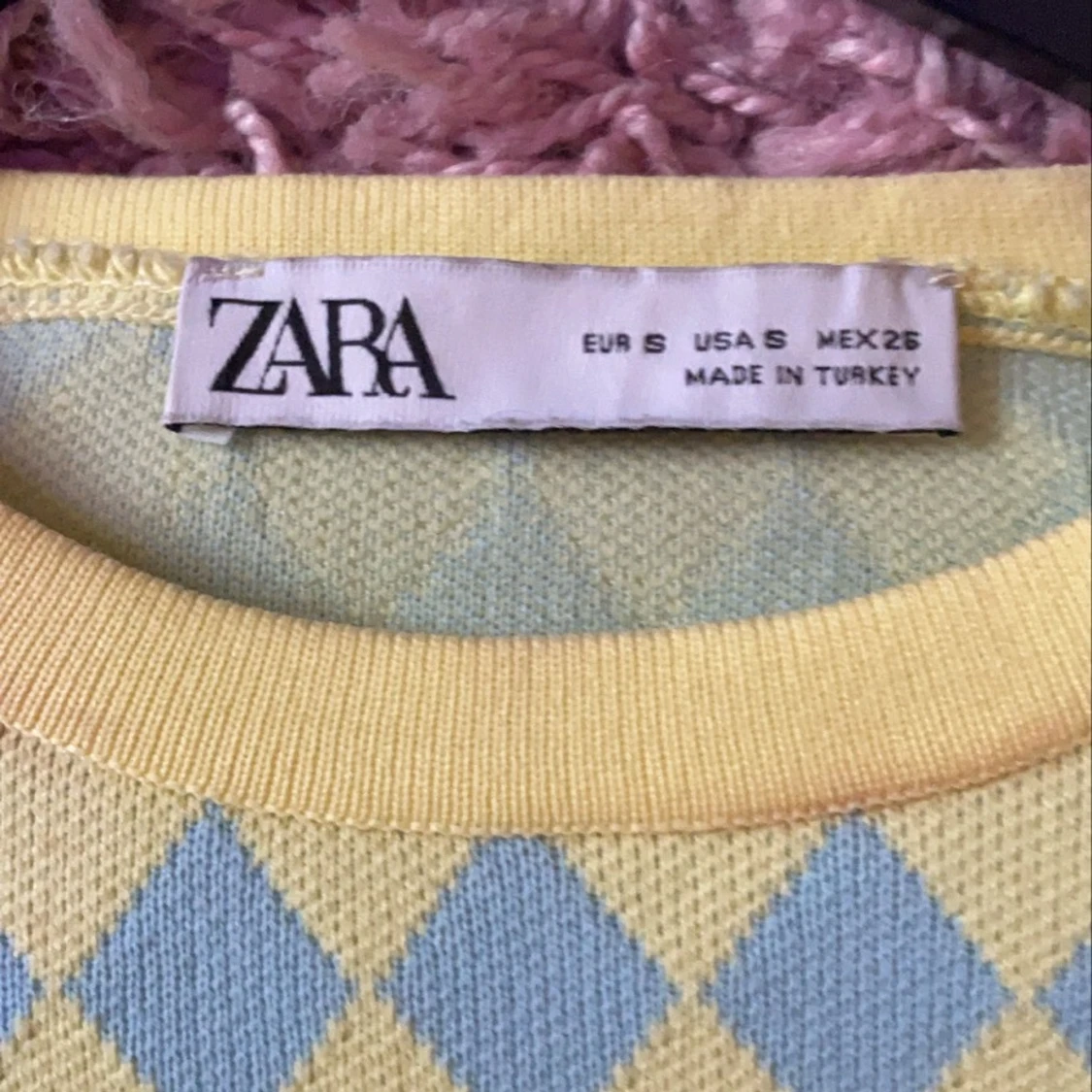 Rutig Zara topp - 90