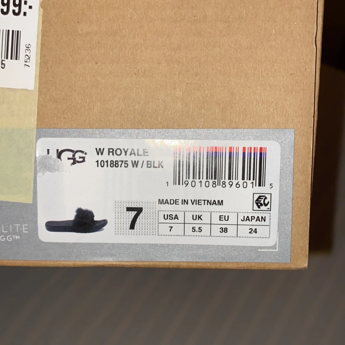 UGG’s svarta W royale tofflor strl: 38 - 91