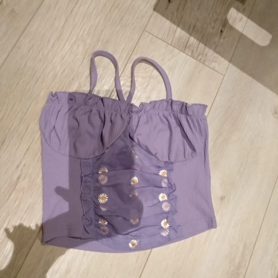 Y2K top med mesh!! 🥀🕷️ - 90