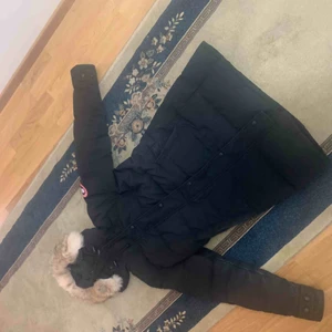  - Hej säljer en helt äkta canda goose jacka i ganska bra skick Storlek M inköpt för 9999kr kan även byta mot en annan canda goose jacka i samma. Skick Storlek M