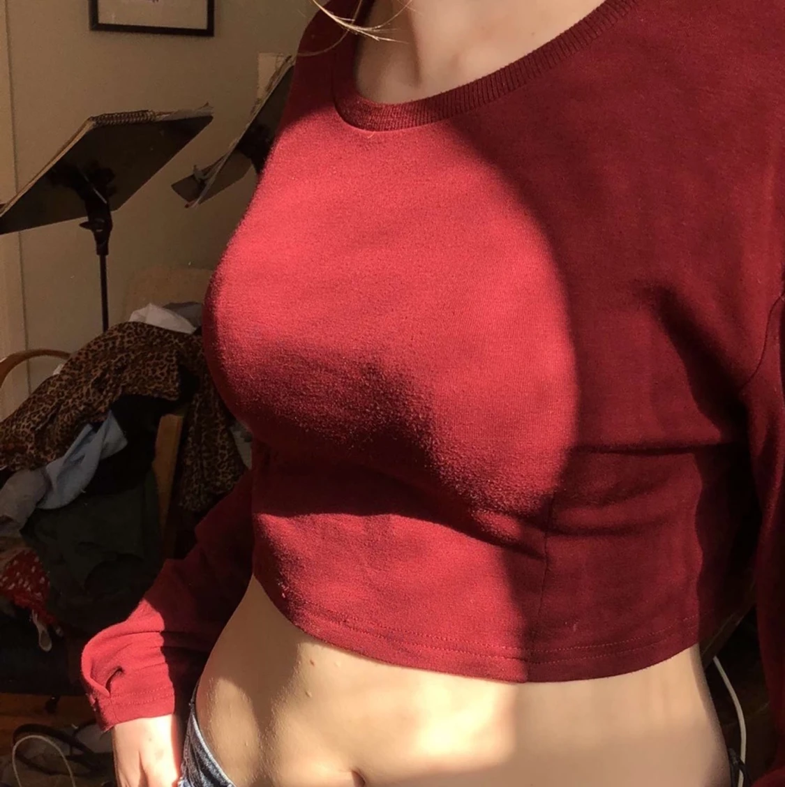 Röd tröja ifrån bik bok - 91