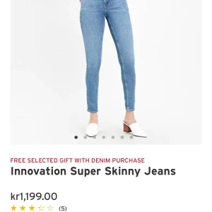 Nya levi’s jeans - Storlek 25x30, mid rise, ny pris 1 199kr, endast testade, model 710 super skinny!