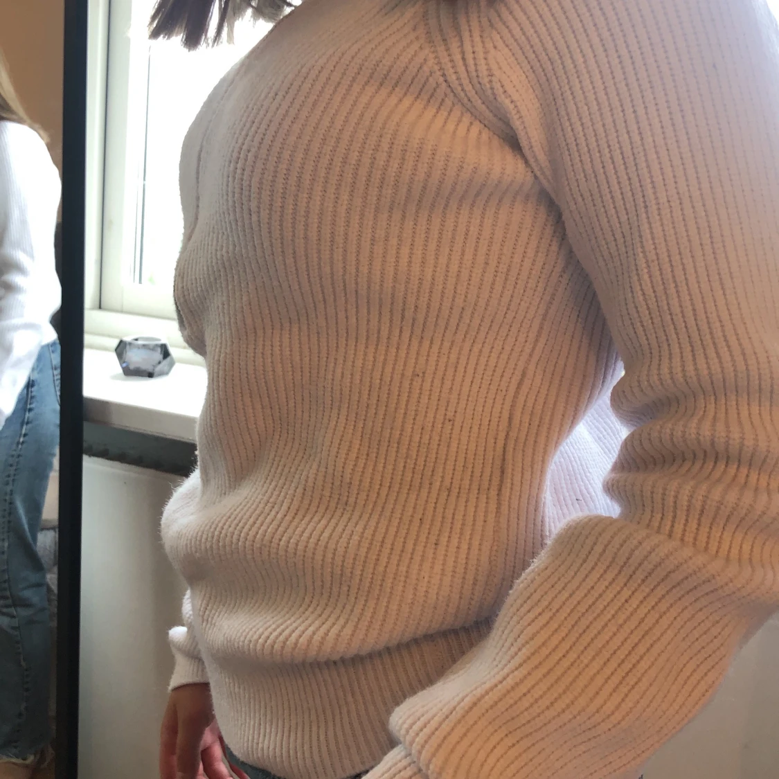 Vit sweater NAKD - 90