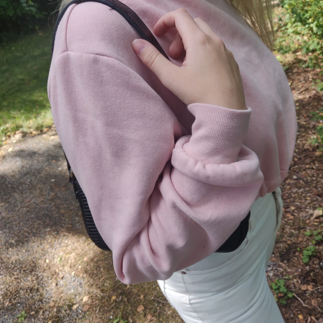 Pink Cropped Sweatshirt  - 90