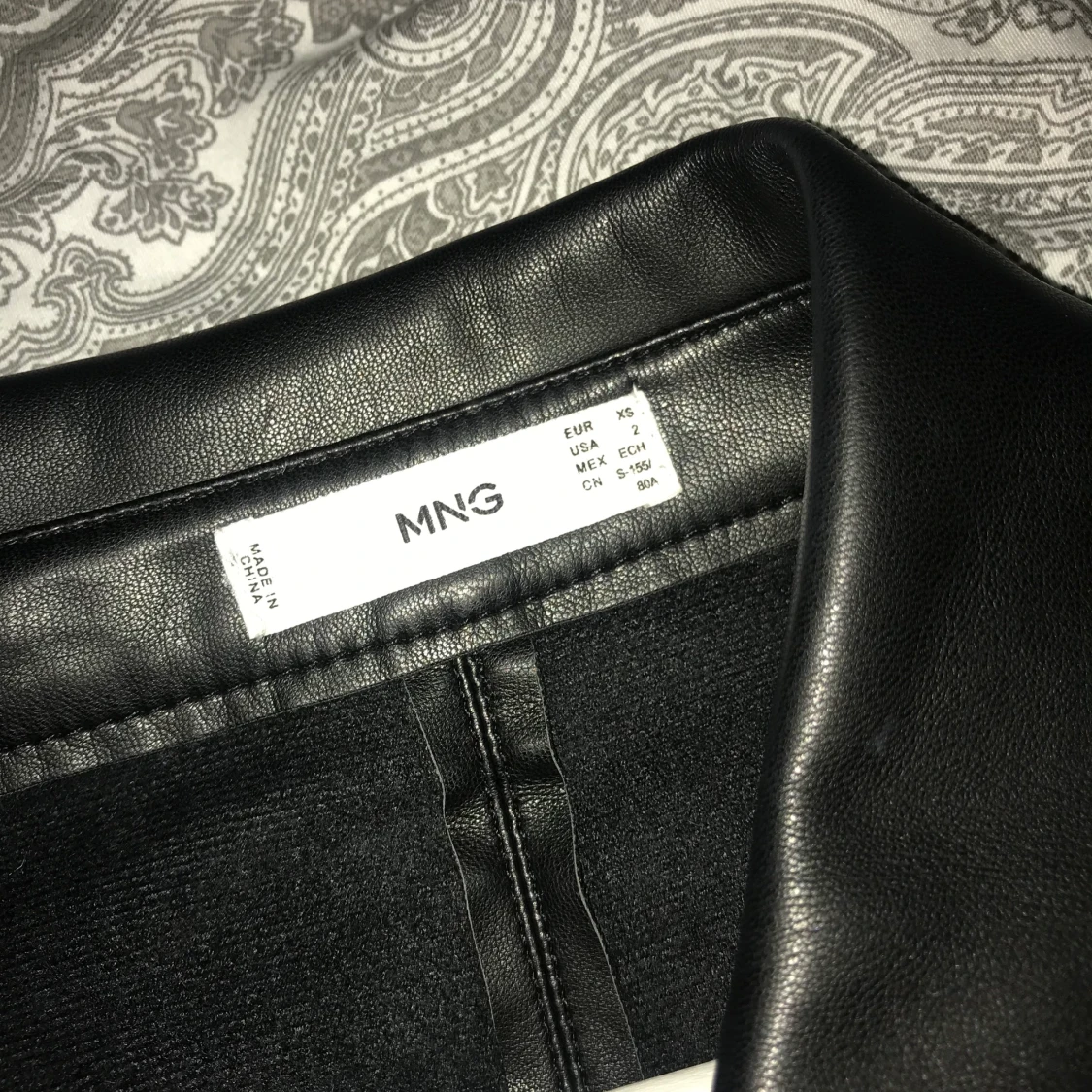 Mango Jacka läderimitation Stl XS - 91