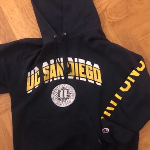 Champion Vintage hoddie  - En skit snygg blå vintage hoddie från champion, buda från 200kr🥰