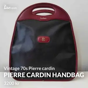  vintage från 70s Handväska totebag handbag by French designer Pierce Cardin #1970s