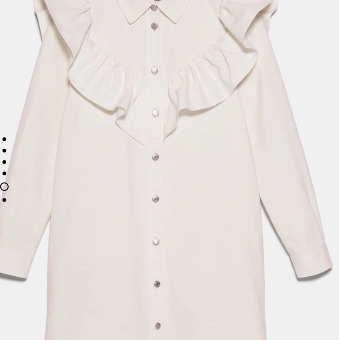 Jeansklänning med volang - 91