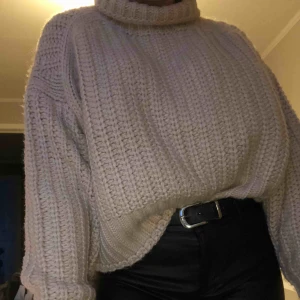  - Grovatickad ljusrosa tröja, mysig o bra till vintern🌟💖💓✨ frakt tillkommer