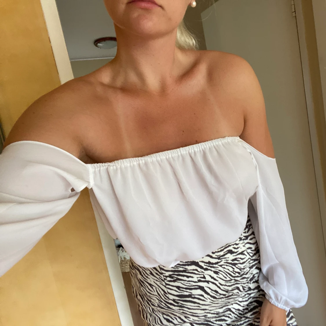 Offshoulder sommarblus - 90