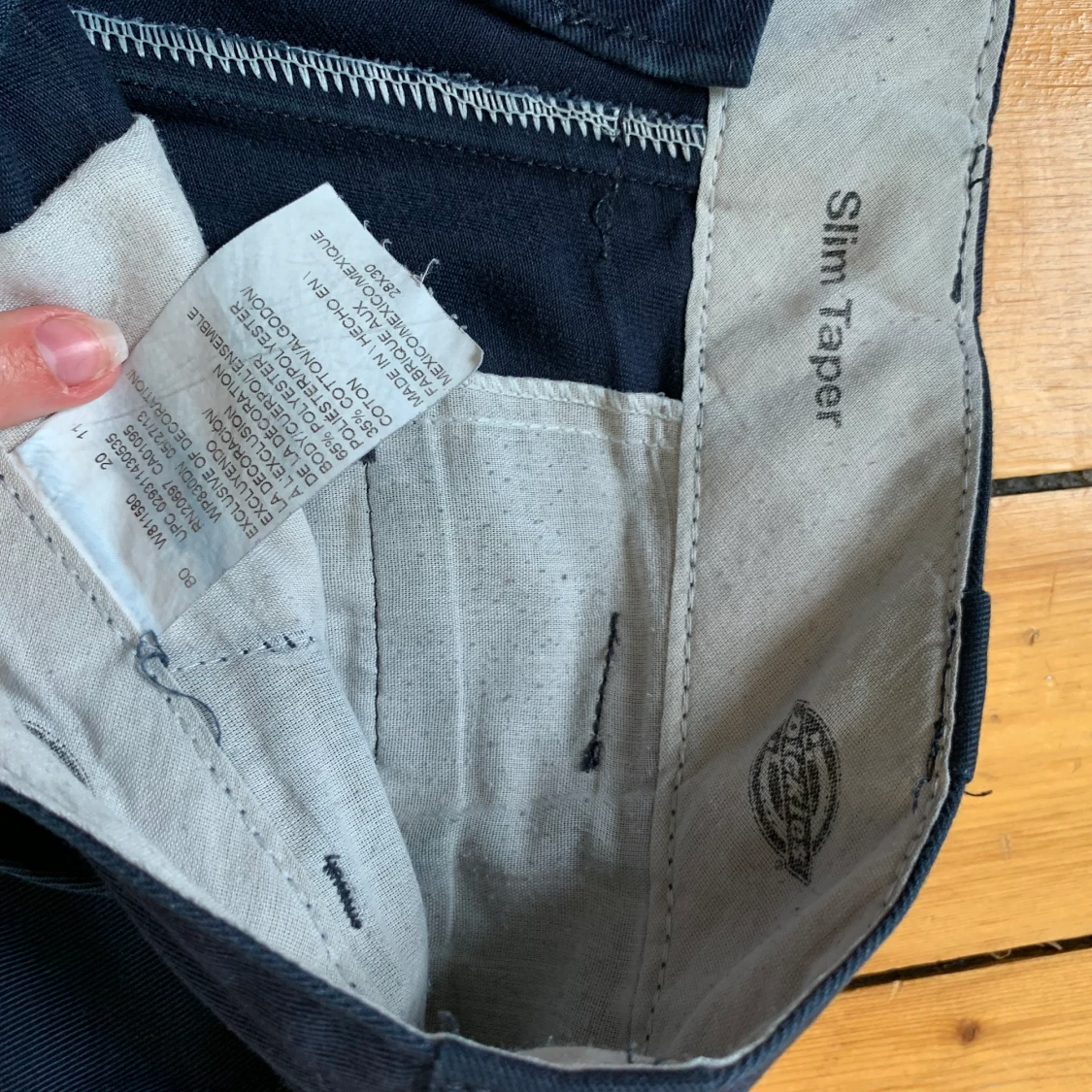 Blå dickies shorts  - 91