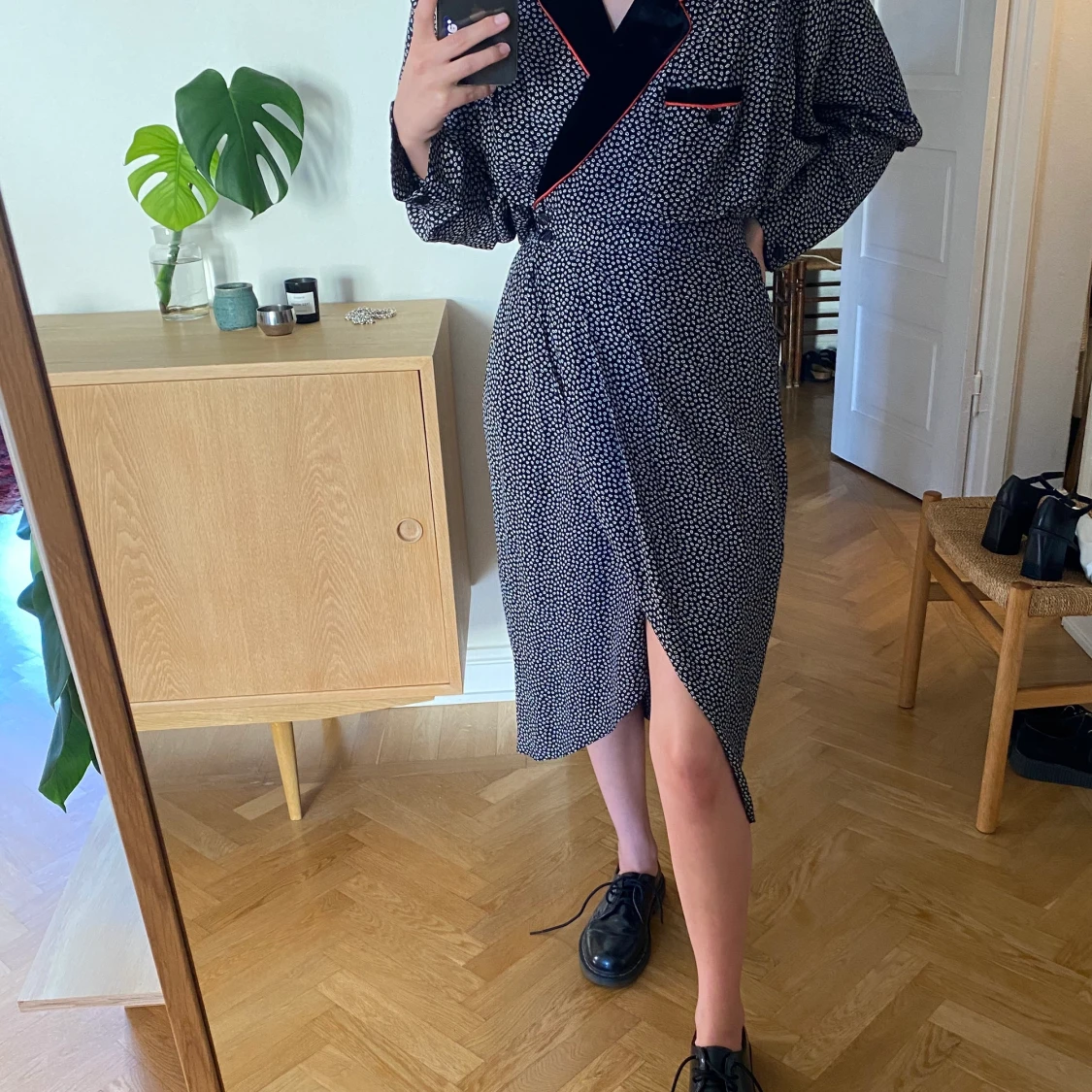 Vintage omlottklänning 