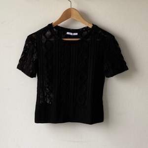 Zara woman knitted black see through top. Size M. Excellent condition, never worn.