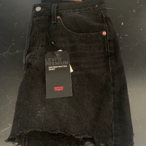 Levis jeanskjol storlek 28 - Har en likadan kjol i en mindre storlek och kjolen sitter super fint på! Den är helt ny endast testad, lappar kvar. Ordinarie pris är 600kr. Buda